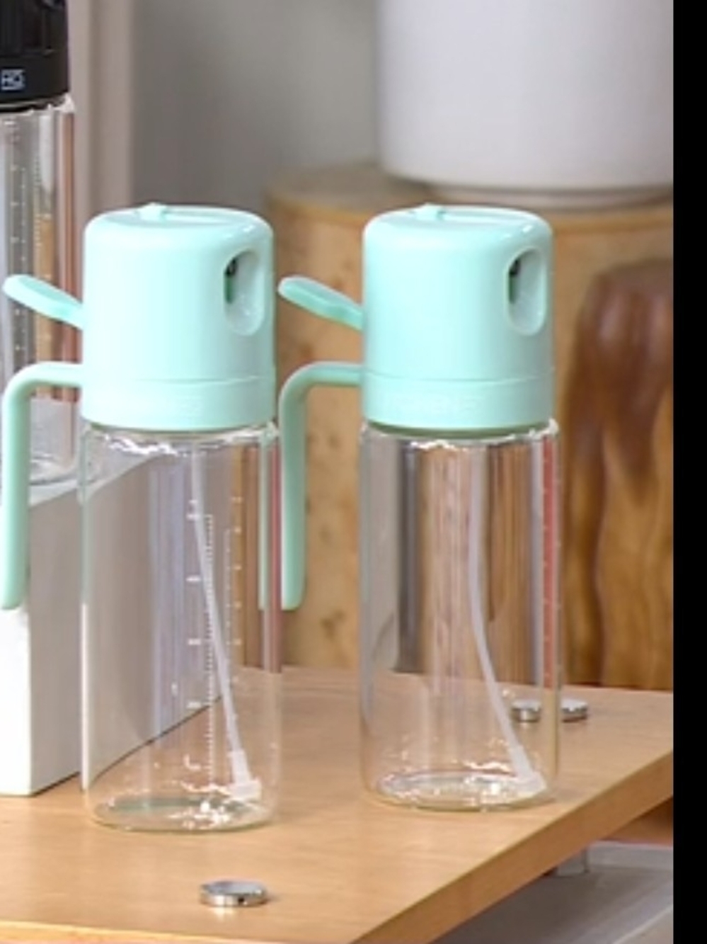 Spray Bottle Duo - Lightweight Food Storage Mist Bottles